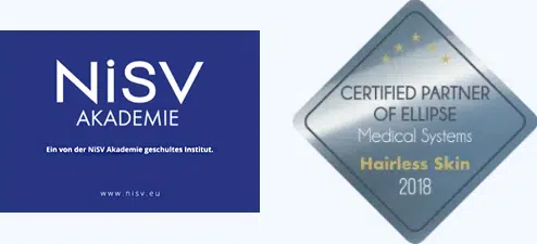 Laser Haarentfernung zertifiziert NiSV und Ellipse Pforzheim